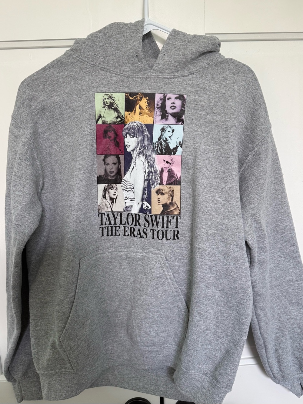 Taylor Swift Gray The Eras Tour Back-Print Hoodie